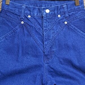 Roper High Waist Western Jeans XS Blue Straight Leg Denim